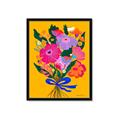 Picture of Red Chromatic Flowers _GroupedProduct_Rectangle_Portrait_Framed_Matted_