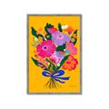 Picture of Red Chromatic Flowers _GroupedProduct_Rectangle_Portrait_Framed_Matted_