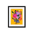Picture of Red Chromatic Flowers _GroupedProduct_Rectangle_Portrait_Framed_Matted_
