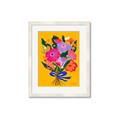 Picture of Red Chromatic Flowers _GroupedProduct_Rectangle_Portrait_Framed_Matted_