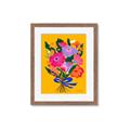 Picture of Red Chromatic Flowers _GroupedProduct_Rectangle_Portrait_Framed_Matted_