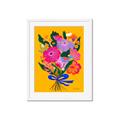 Picture of Red Chromatic Flowers _GroupedProduct_Rectangle_Portrait_Framed_Matted_
