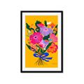 Picture of Red Chromatic Flowers _GroupedProduct_Rectangle_Portrait_Framed_Matted_