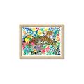 Picture of Vibrant Fusion Jaguar _GroupedProduct_Rectangle_Landscape_Framed_Matted_