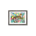 Picture of Vibrant Fusion Jaguar _GroupedProduct_Rectangle_Landscape_Framed_Matted_
