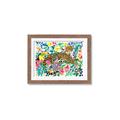 Picture of Vibrant Fusion Jaguar _GroupedProduct_Rectangle_Landscape_Framed_Matted_