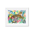Picture of Vibrant Fusion Jaguar _GroupedProduct_Rectangle_Landscape_Framed_Matted_
