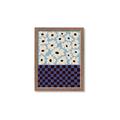 Picture of Blue Patterned Floral Perfection  _GroupedProduct_Rectangle_Portrait_Framed_Matted_