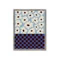 Picture of Blue Patterned Floral Perfection  _GroupedProduct_Rectangle_Portrait_Framed_Matted_