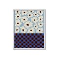 Picture of Blue Patterned Floral Perfection  _GroupedProduct_Rectangle_Portrait_Framed_Matted_