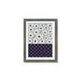 Picture of Blue Patterned Floral Perfection  _GroupedProduct_Rectangle_Portrait_Framed_Matted_
