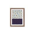 Picture of Blue Patterned Floral Perfection  _GroupedProduct_Rectangle_Portrait_Framed_Matted_