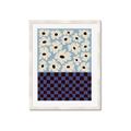 Picture of Blue Patterned Floral Perfection  _GroupedProduct_Rectangle_Portrait_Framed_Matted_