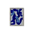 Picture of Constellation of Blue Strokes _GroupedProduct_Rectangle_Portrait_Framed_Matted_