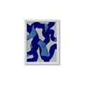 Picture of Constellation of Blue Strokes _GroupedProduct_Rectangle_Portrait_Framed_Matted_