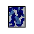 Picture of Constellation of Blue Strokes _GroupedProduct_Rectangle_Portrait_Framed_Matted_