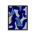 Picture of Constellation of Blue Strokes _GroupedProduct_Rectangle_Portrait_Framed_Matted_