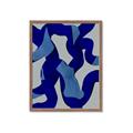Picture of Constellation of Blue Strokes _GroupedProduct_Rectangle_Portrait_Framed_Matted_