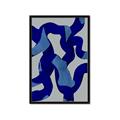 Picture of Constellation of Blue Strokes _GroupedProduct_Rectangle_Portrait_Framed_Matted_