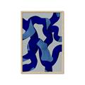Picture of Constellation of Blue Strokes _GroupedProduct_Rectangle_Portrait_Framed_Matted_