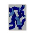 Picture of Constellation of Blue Strokes _GroupedProduct_Rectangle_Portrait_Framed_Matted_