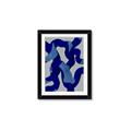 Picture of Constellation of Blue Strokes _GroupedProduct_Rectangle_Portrait_Framed_Matted_