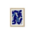 Picture of Constellation of Blue Strokes _GroupedProduct_Rectangle_Portrait_Framed_Matted_