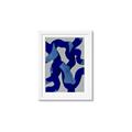 Picture of Constellation of Blue Strokes _GroupedProduct_Rectangle_Portrait_Framed_Matted_