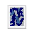 Picture of Constellation of Blue Strokes _GroupedProduct_Rectangle_Portrait_Framed_Matted_