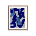 Picture of Constellation of Blue Strokes _GroupedProduct_Rectangle_Portrait_Framed_Matted_