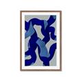 Picture of Constellation of Blue Strokes _GroupedProduct_Rectangle_Portrait_Framed_Matted_