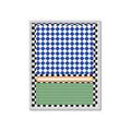 Picture of Psychedelic Checkered Aura _GroupedProduct_Rectangle_Portrait_Framed_Matted_