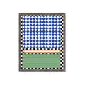 Picture of Psychedelic Checkered Aura _GroupedProduct_Rectangle_Portrait_Framed_Matted_