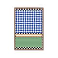 Picture of Psychedelic Checkered Aura _GroupedProduct_Rectangle_Portrait_Framed_Matted_