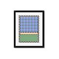 Picture of Psychedelic Checkered Aura _GroupedProduct_Rectangle_Portrait_Framed_Matted_