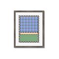 Picture of Psychedelic Checkered Aura _GroupedProduct_Rectangle_Portrait_Framed_Matted_