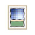Picture of Psychedelic Checkered Aura _GroupedProduct_Rectangle_Portrait_Framed_Matted_
