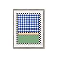 Picture of Psychedelic Checkered Aura _GroupedProduct_Rectangle_Portrait_Framed_Matted_