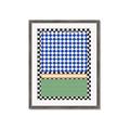 Picture of Psychedelic Checkered Aura _GroupedProduct_Rectangle_Portrait_Framed_Matted_