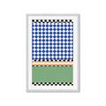 Picture of Psychedelic Checkered Aura _GroupedProduct_Rectangle_Portrait_Framed_Matted_