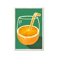 Picture of Orange Juice Poition _GroupedProduct_Rectangle_Portrait_Framed_Matted_