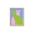 Picture of Optical Cat Duo _GroupedProduct_Rectangle_Portrait_Framed_Matted_