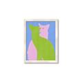 Picture of Optical Cat Duo _GroupedProduct_Rectangle_Portrait_Framed_Matted_