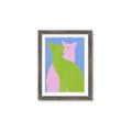 Picture of Optical Cat Duo _GroupedProduct_Rectangle_Portrait_Framed_Matted_