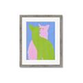 Picture of Optical Cat Duo _GroupedProduct_Rectangle_Portrait_Framed_Matted_