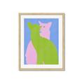 Picture of Optical Cat Duo _GroupedProduct_Rectangle_Portrait_Framed_Matted_