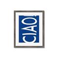 Picture of Ciao in Blue _GroupedProduct_Rectangle_Portrait_Framed_Matted_