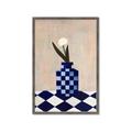 Picture of Kaleidoscopic Vase _GroupedProduct_Rectangle_Portrait_Framed_Matted_
