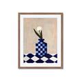 Picture of Kaleidoscopic Vase _GroupedProduct_Rectangle_Portrait_Framed_Matted_
