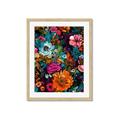 Picture of Chromatic Meadow of Flowers _GroupedProduct_Rectangle_Portrait_Framed_Matted_